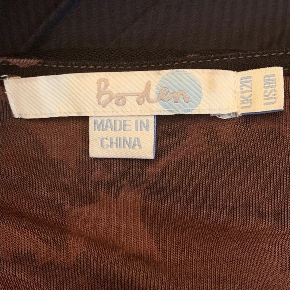 Boden Floral Long Sleeve Soft Knit Dress Size 8 - Picture 4 of 5